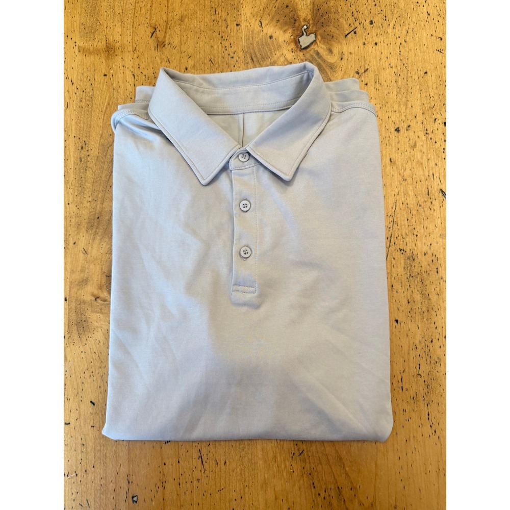 Jack Archer Polo XL Mens Tan Short Sleeve Cotton Nylon Blend Shirt 2338